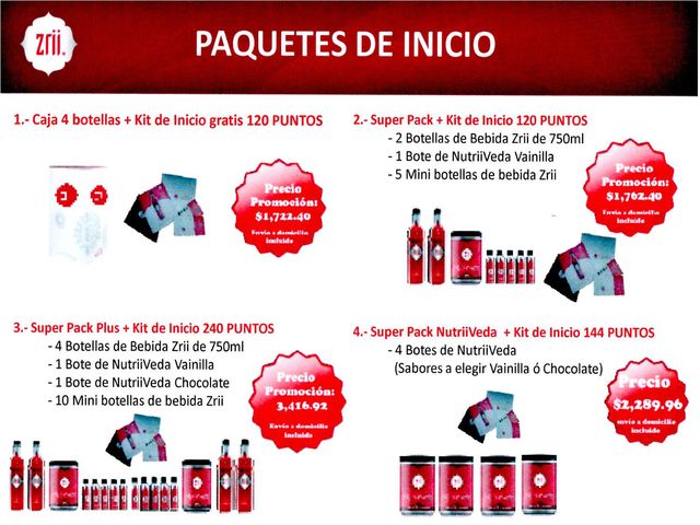 Paquetes de inicios